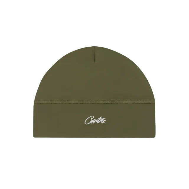 Corteiz Liteworky Cap Olive Stretch-Mütze