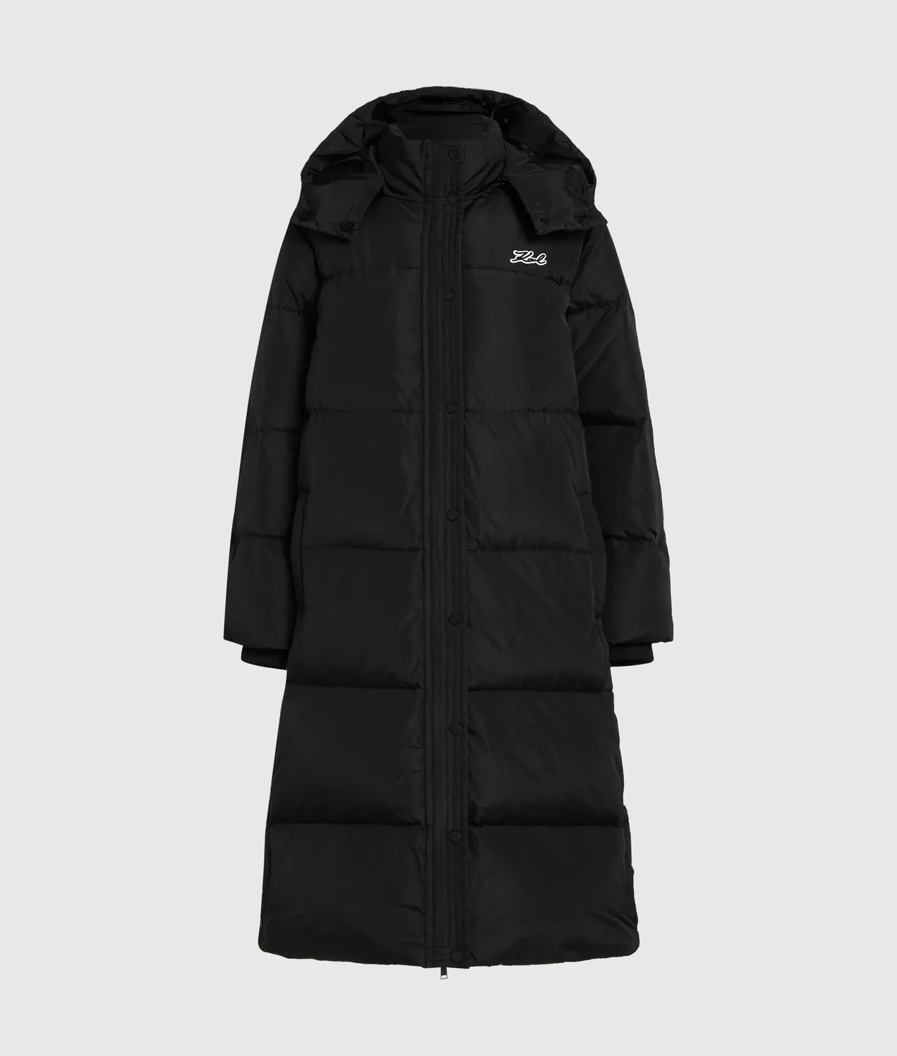 Karl Lagerfeld Lange Pufferjacke Kapuze