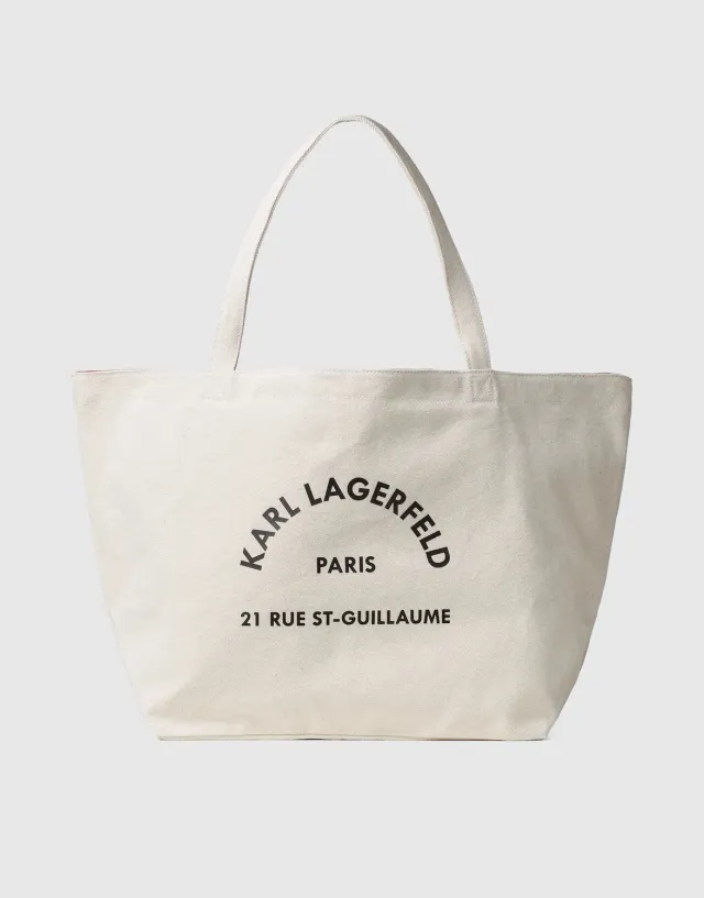 Karl Lagerfeld Rue St-Guillaume Shopper Tote Canvas One Size