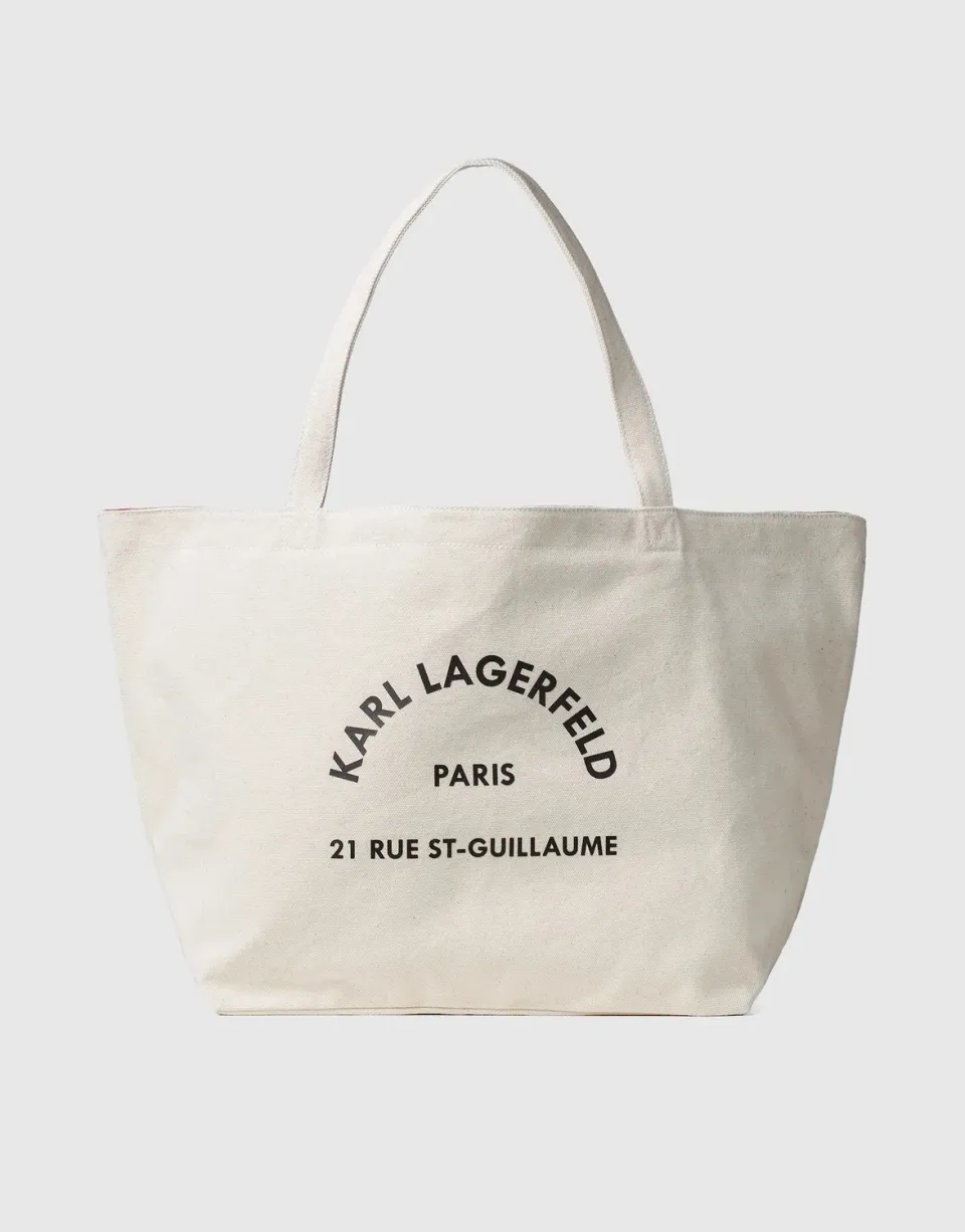 Karl Lagerfeld Rue St-Guillaume Shopper Tote Canvas One Size
