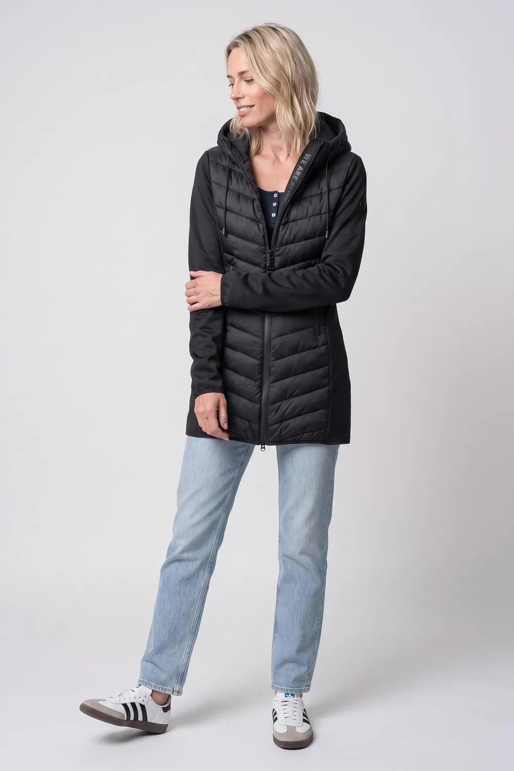 Alife & Kickin YlvaAK A Hybrid Jacke Schwarz Damen