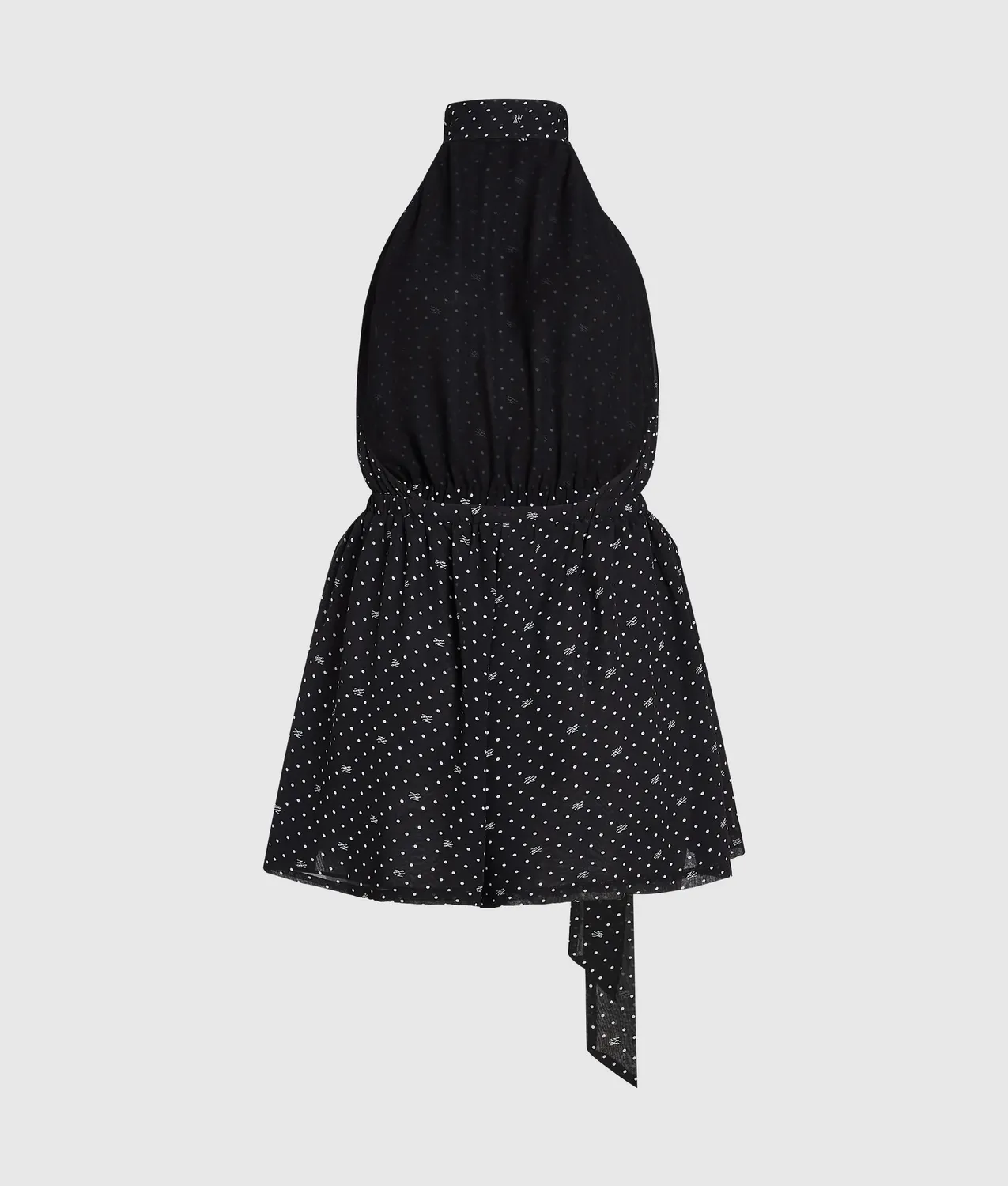 Karl Lagerfeld Polka Dot Playsuit Damen Neckholder Strand kurz