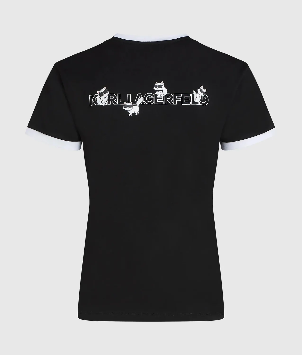 Karl Lagerfeld Ikon Choupette T-Shirt Slim-Fit Grafik
