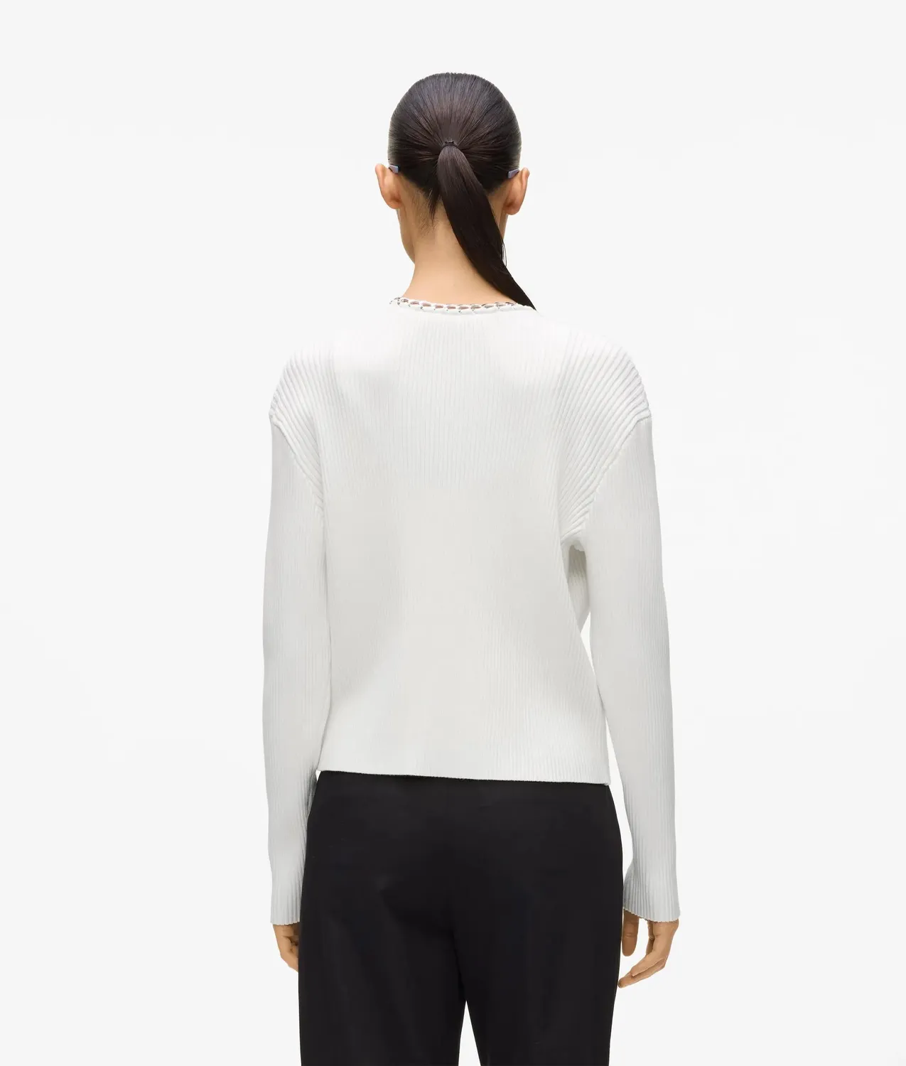Karl Lagerfeld Chain Detail Strick-Cardigan Damen