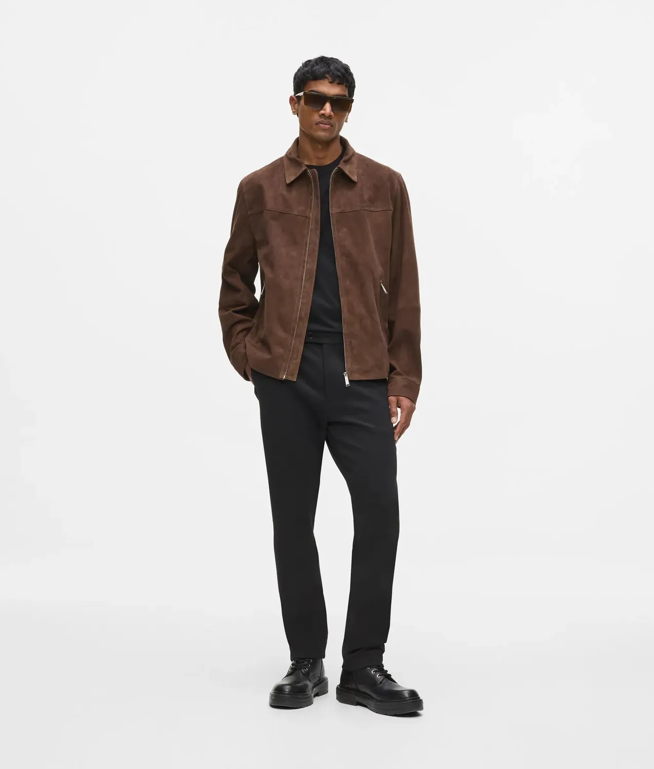 Karl Lagerfeld Exclusive Wildlederjacke Reiverschluss