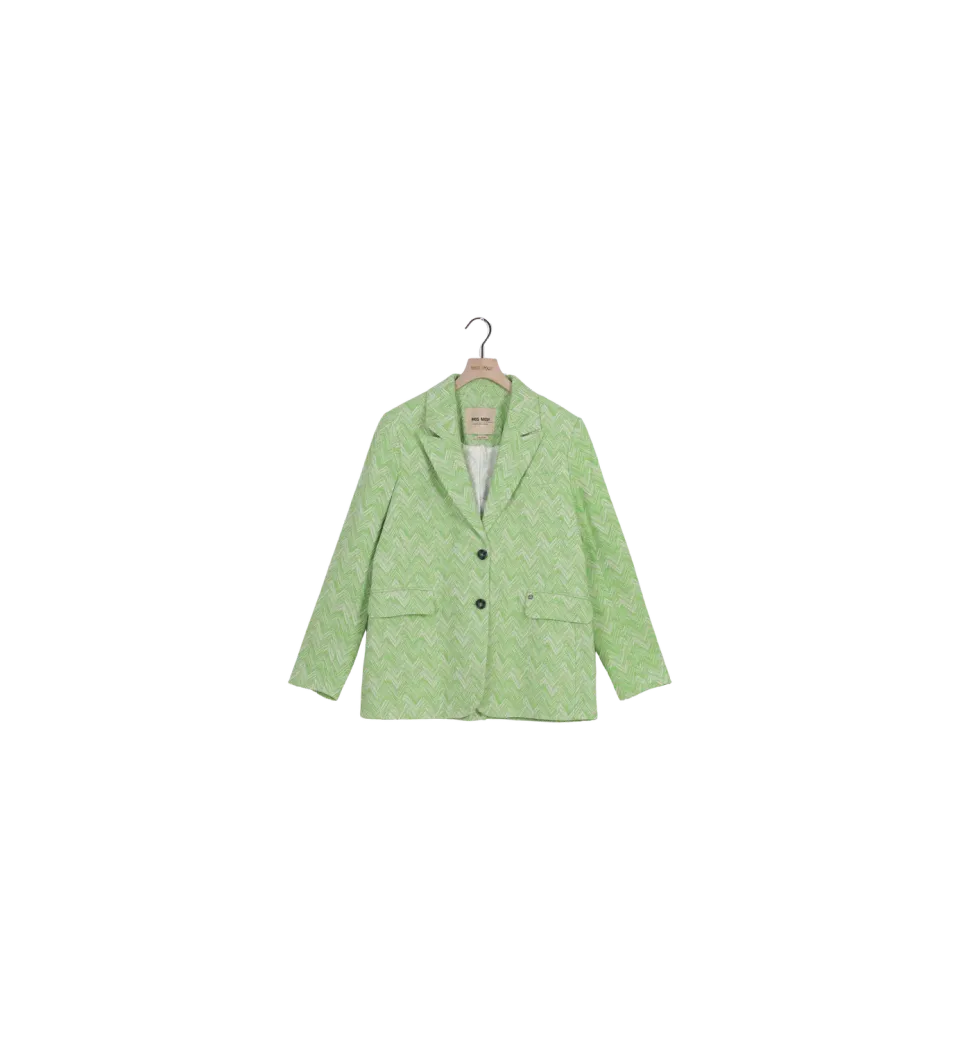 Mos Mosh MMIvory Leela Blazer Grün 38 Fischgrät