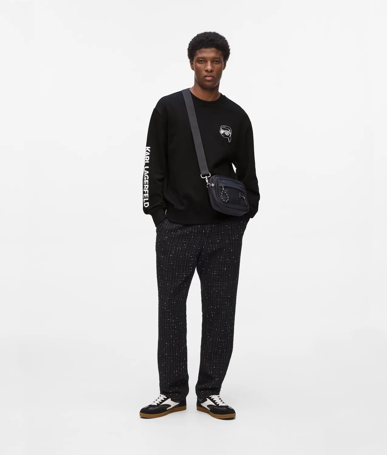 Karl Lagerfeld Ikon Sweatshirt Backprint Baumwolle