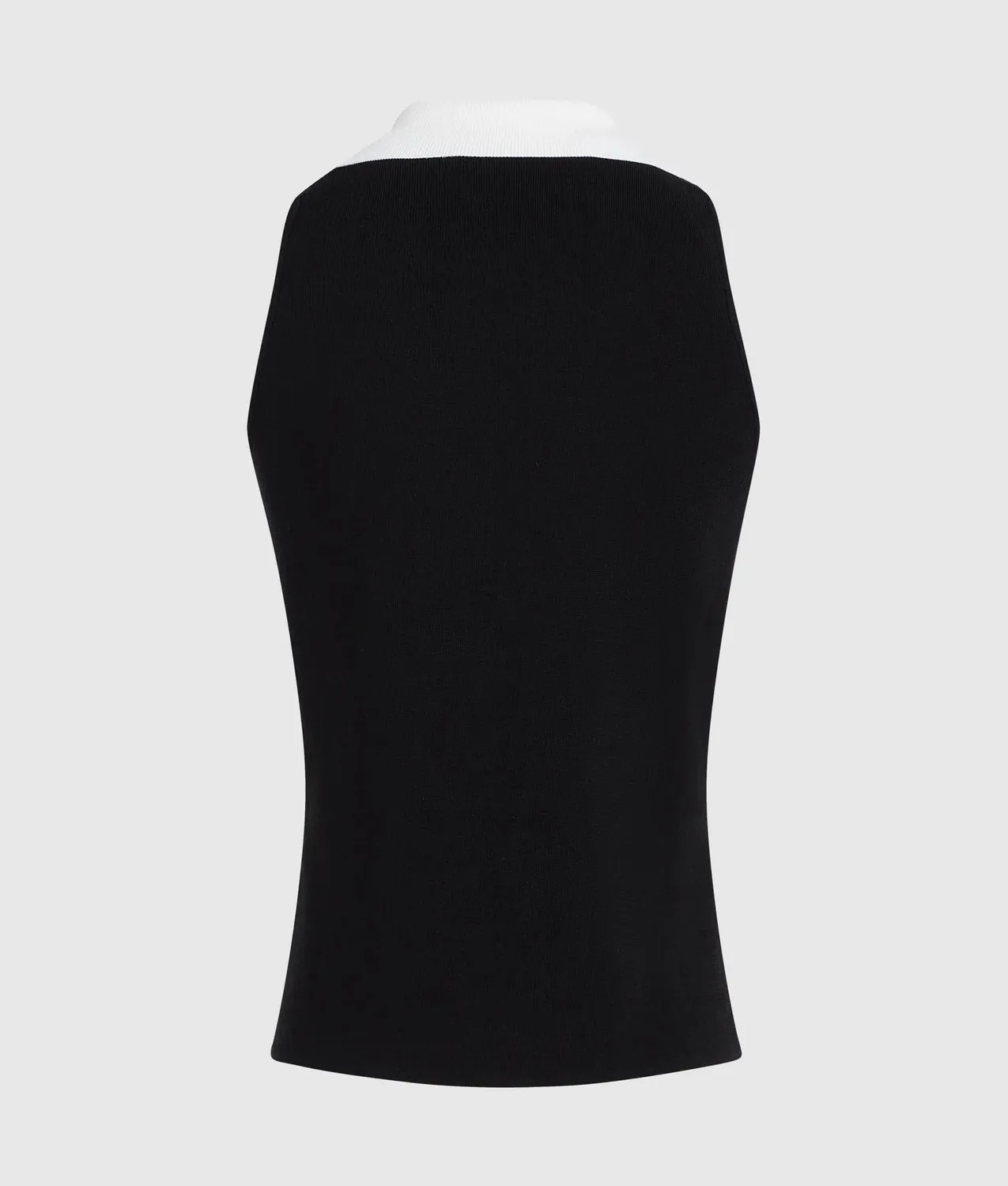 Karl Lagerfeld Tailored Stricktop weiß Kragen XS-XXL