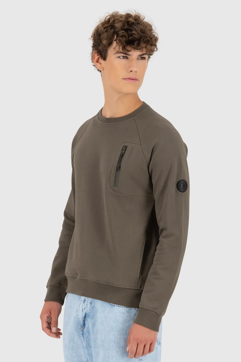 Alife & Kickin FabioAK A Sweatshirt Dunkelgrün Herren