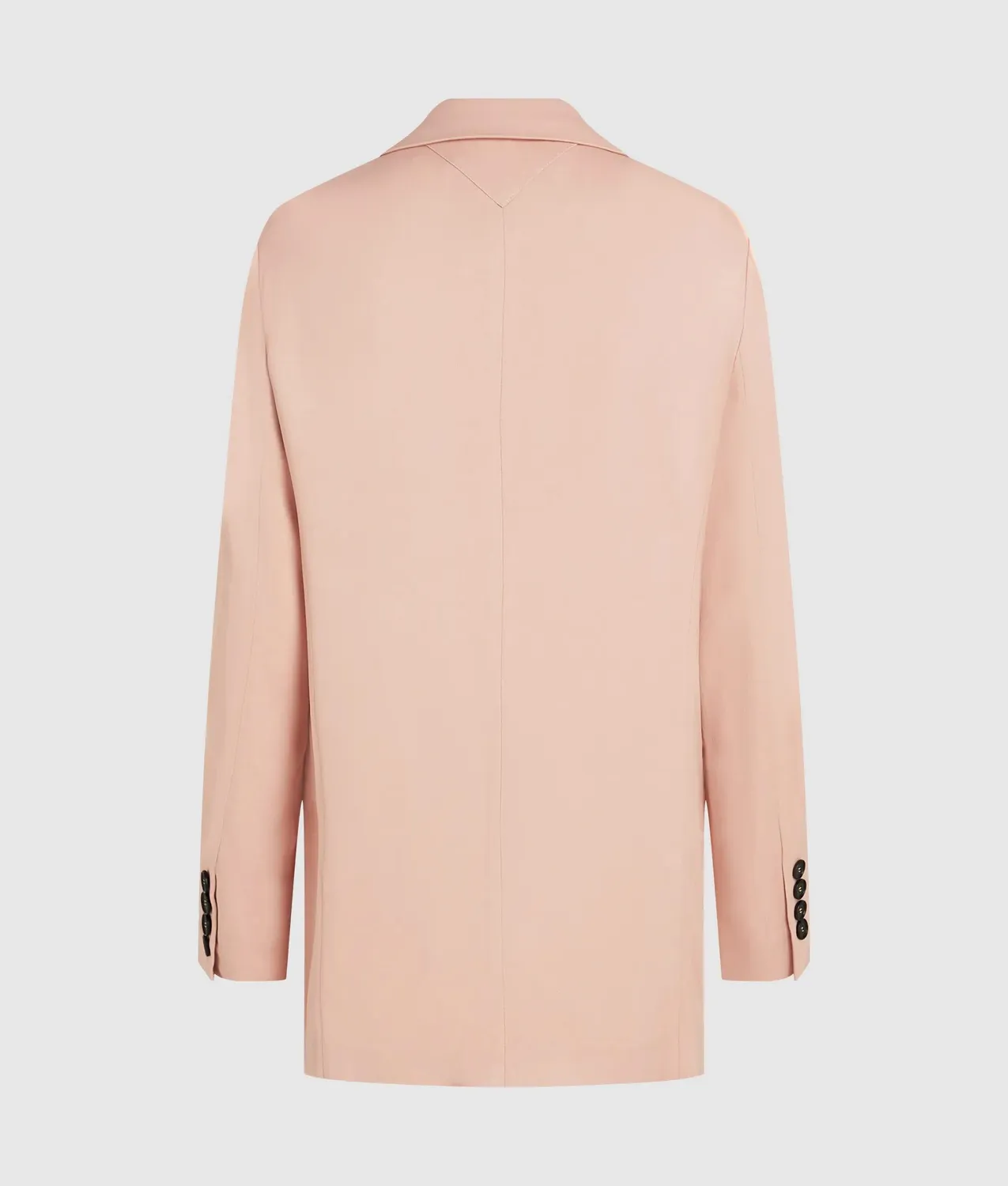 Karl Lagerfeld Satin-Blend Blazer einreihig Viskose