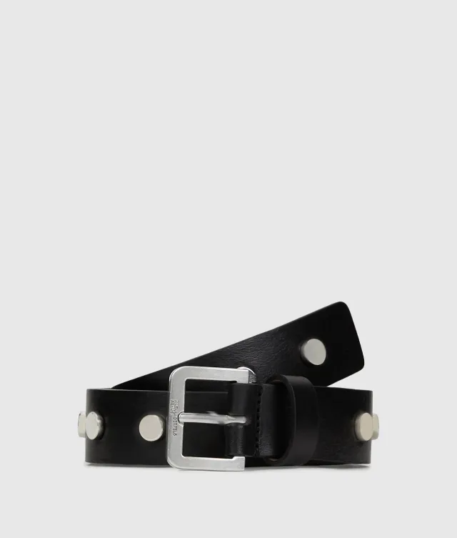 Karl Lagerfeld KL Jeans Nieten Ledergürtel Damen breit