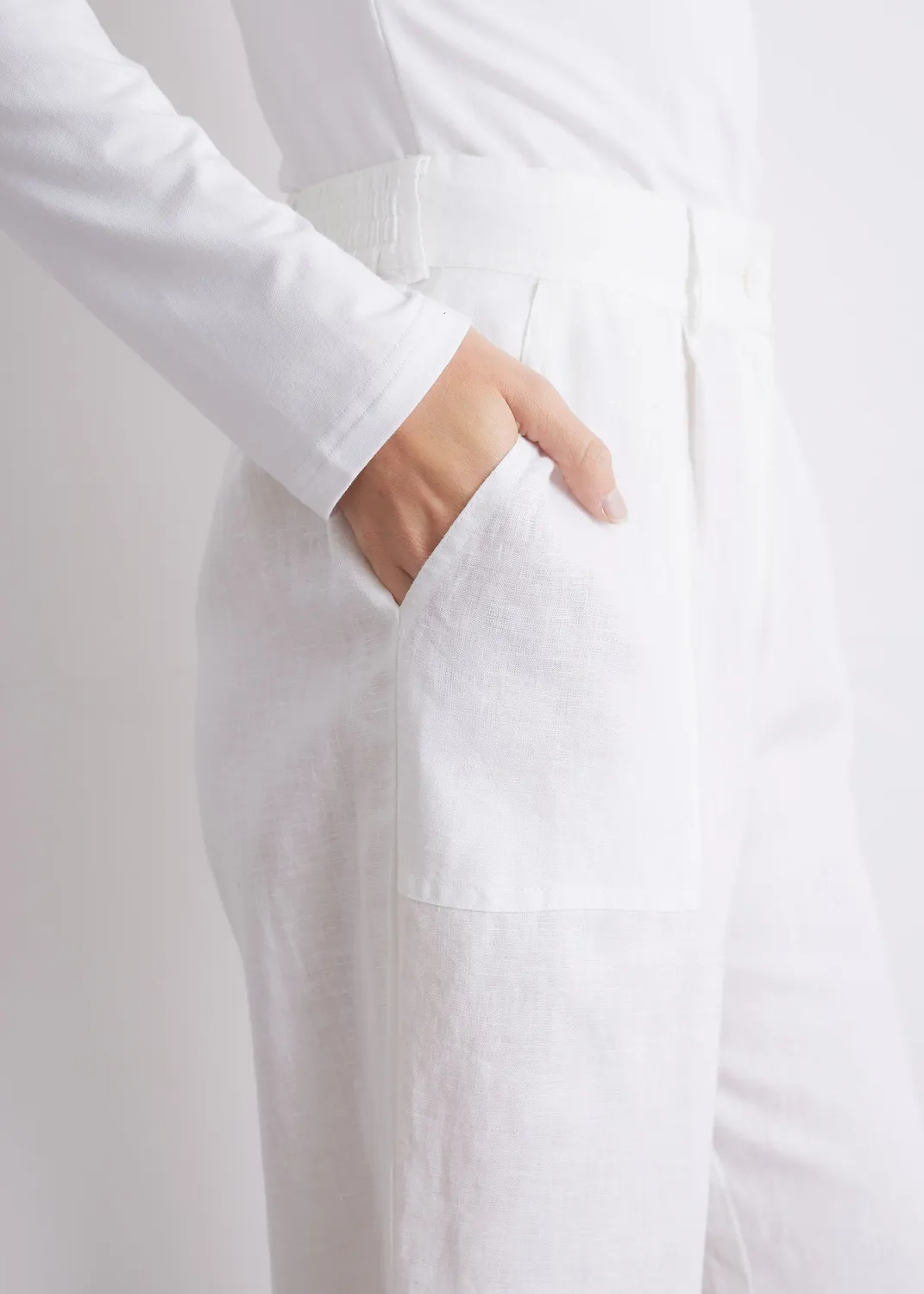 Senatex Leinen-Culotte Cream aus reinem Leinen