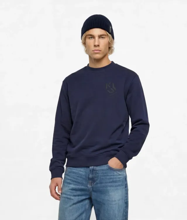Karl Lagerfeld KL Jeans Monogram Patch Sweatshirt