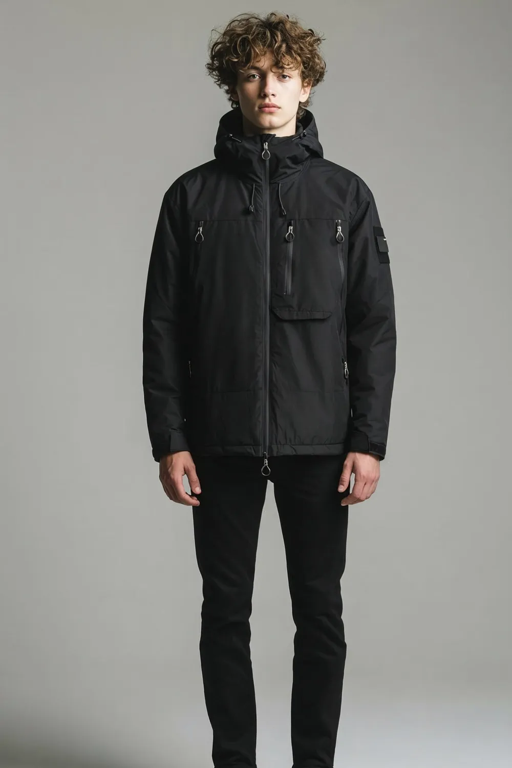 Alife & Kickin MosesAK A Pufferjacke schwarz Herren