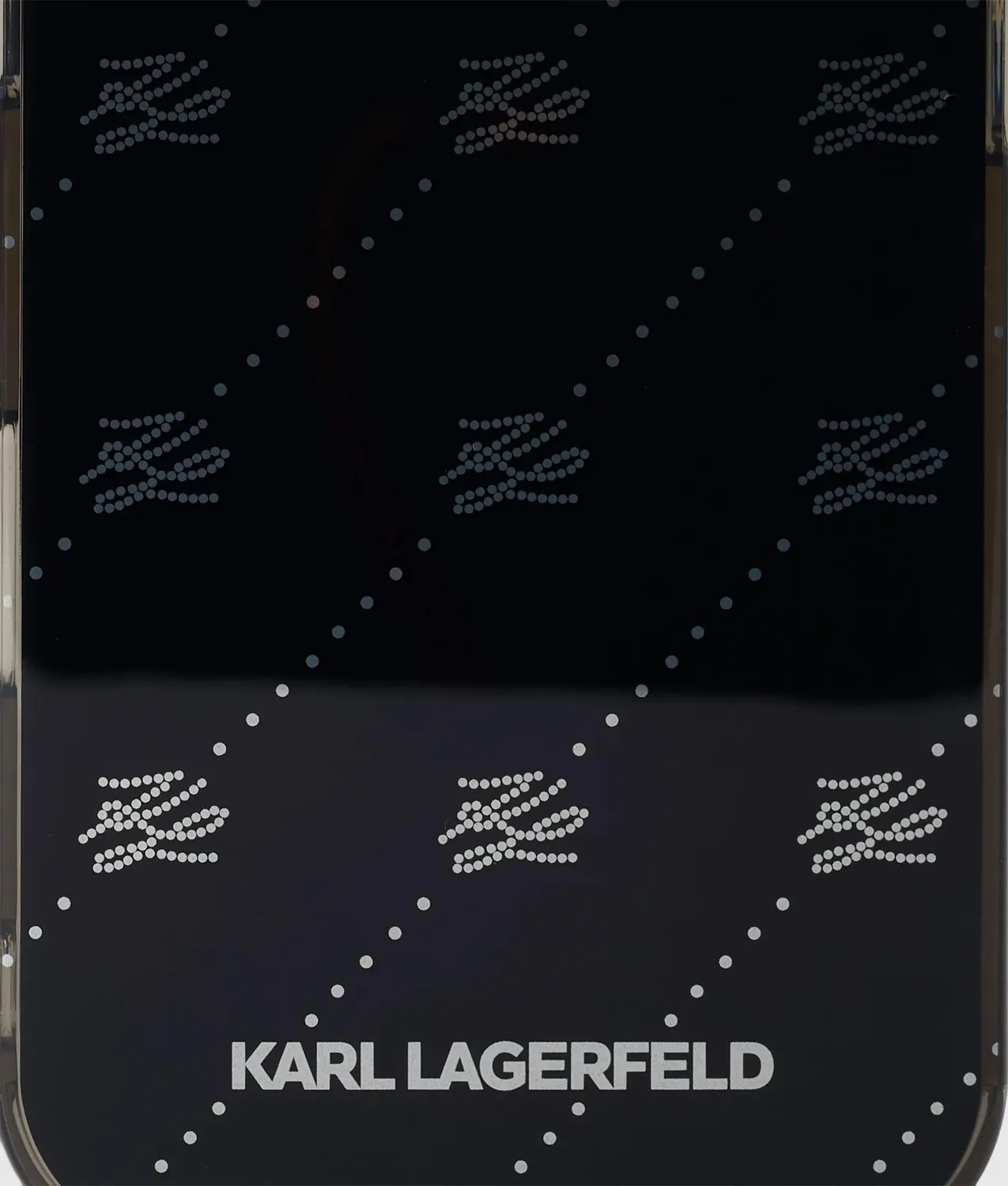 Karl Lagerfeld All-over Autograph Handyhülle iPhone 16 Pro Logo
