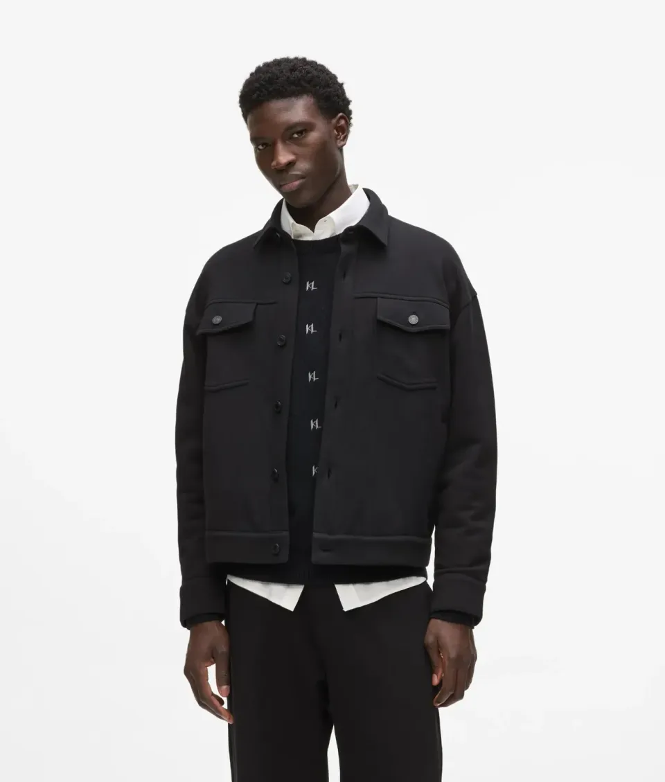 Karl Lagerfeld Sweat Overshirt Herren Druckknopf