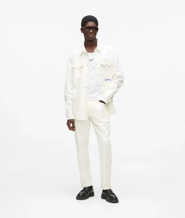 Karl Lagerfeld KL Jeans White Tapered Jeans Weiß Herren