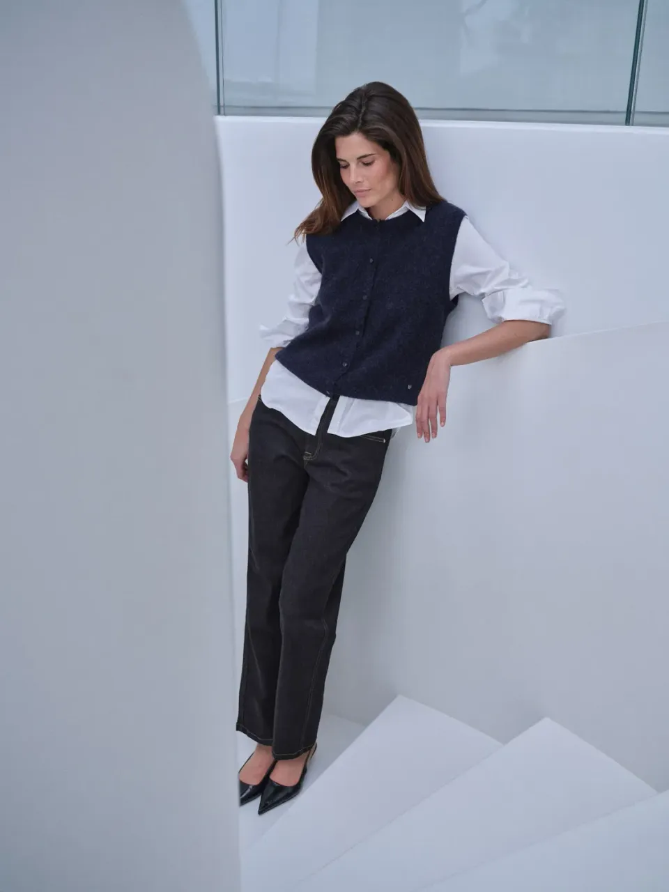 Mos Mosh MMAymen Deluxe Jeans Dunkelblau Boyfriend
