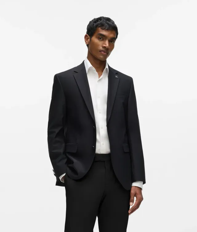 Karl Lagerfeld Monogram Blazer Herren einreihig Gr. 36-48