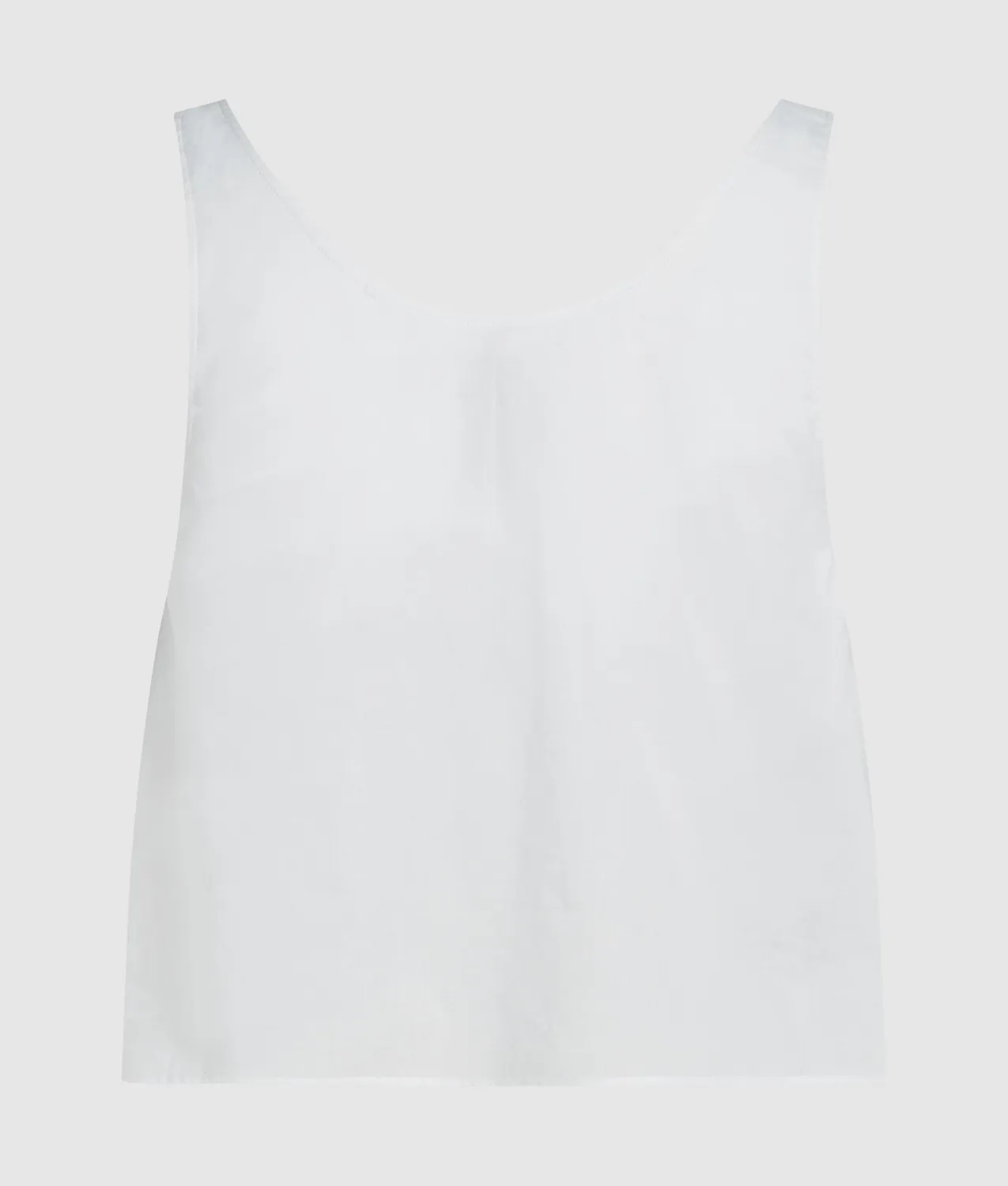 Karl Lagerfeld Tie-Front Strandtop Baumwolle ärmellos