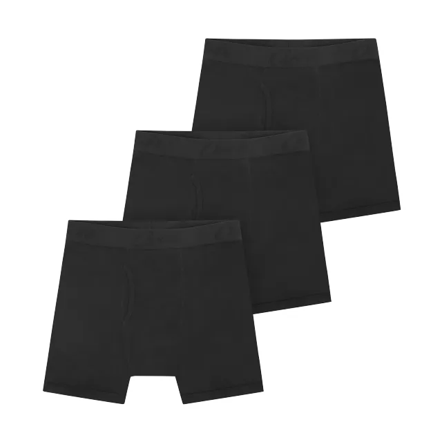 Corteiz Allstarz Boxers Boxershorts 3er Pack Schwarz Baumwolle
