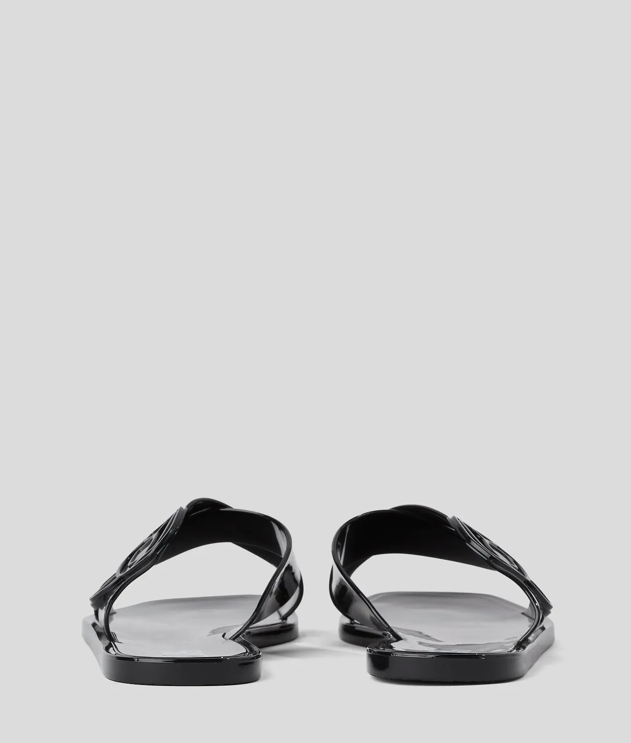 Karl Lagerfeld Ikon NFT Kross Sandalen Damen Lackleder