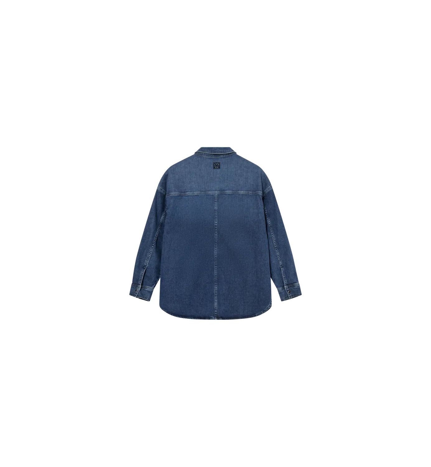 Mos Mosh MMHAll Time Denimhemd Dark Blue Denim Oversize