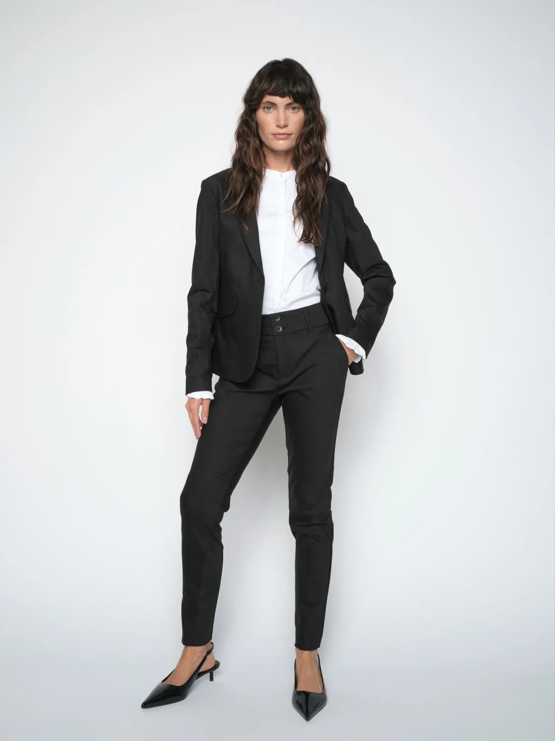 Mos Mosh Blake Night Hose Slim Regular Schwarz