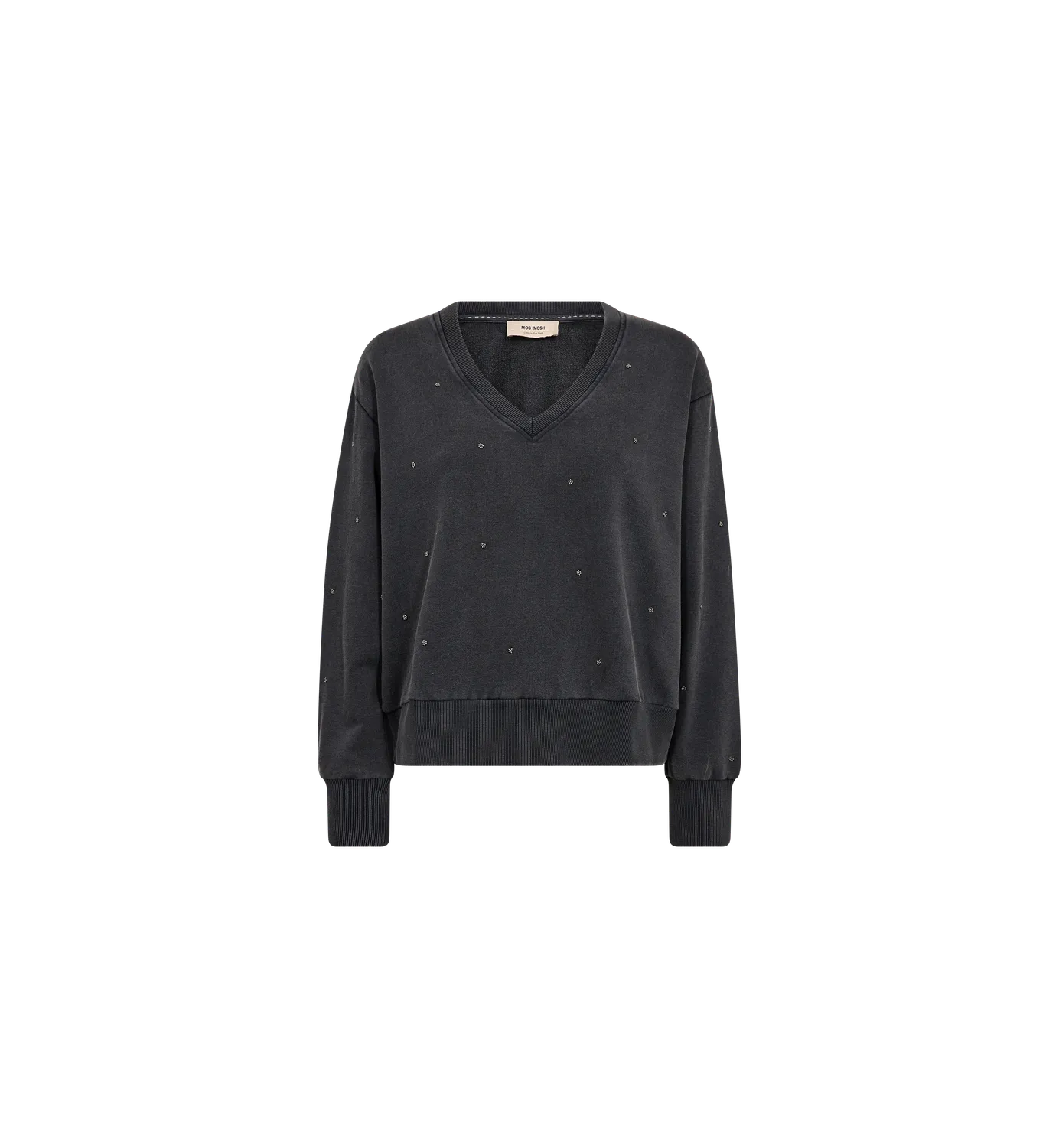 Mos Mosh MMCosette Stud Sweatshirt Thunderstorm Bio