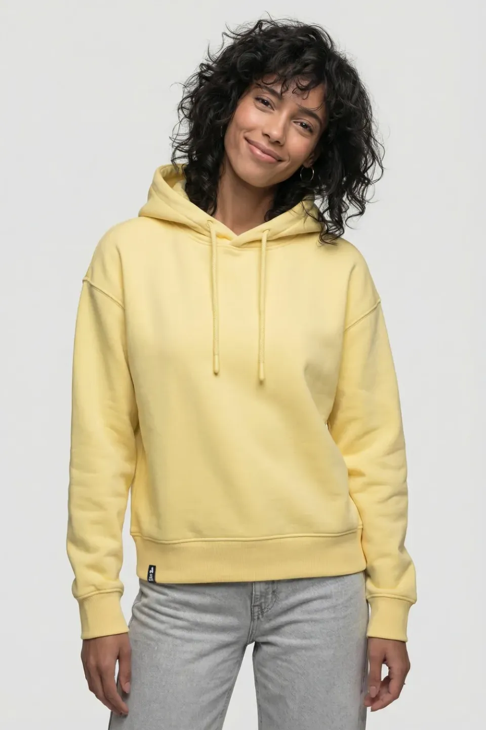 Alife & Kickin DanyaAK A Hoodie Gelb relaxed Baumwolle