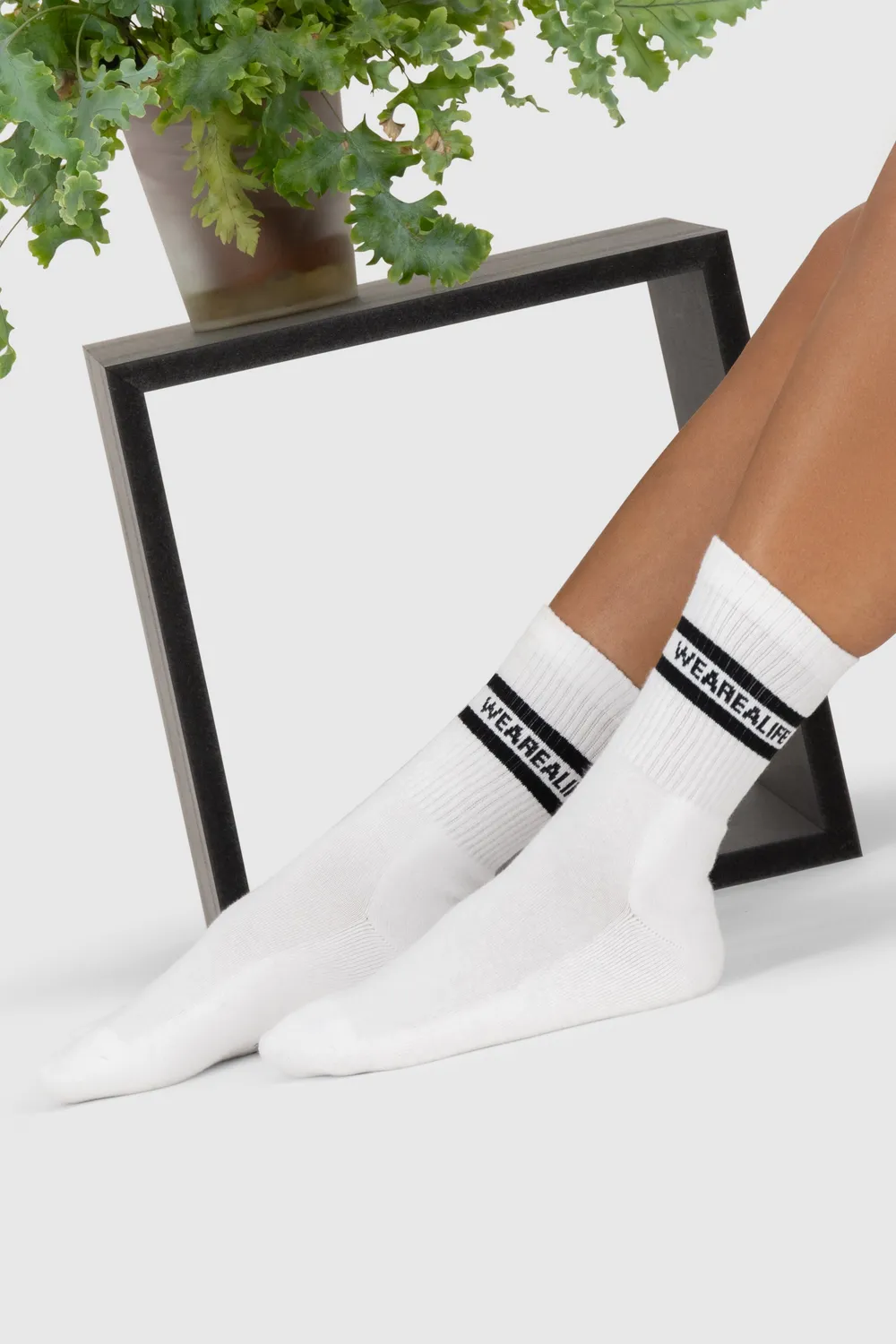 Alife & Kickin HenjaAK Crew Socken Weiß 3er-Pack
