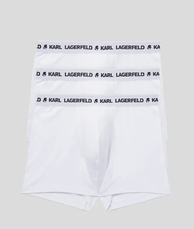 Karl Lagerfeld Logo Trunks 3-Pack Herren Bio-Baumwolle