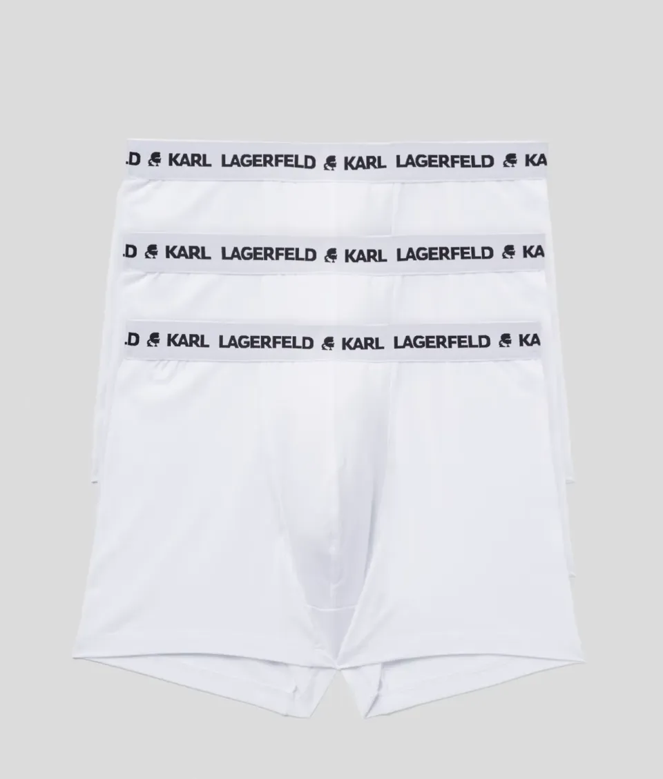 Karl Lagerfeld Logo Trunks 3-Pack Herren Bio-Baumwolle