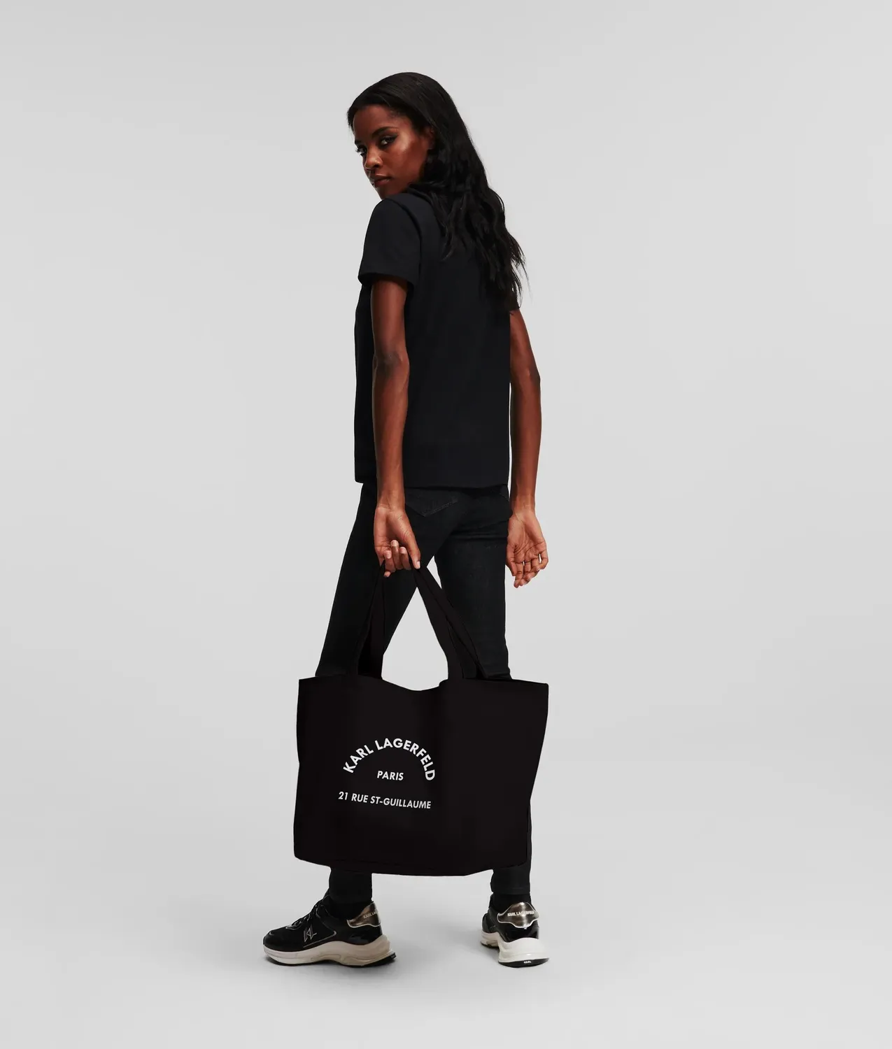 Karl Lagerfeld Rue St-Guillaume Shopper Canvas
