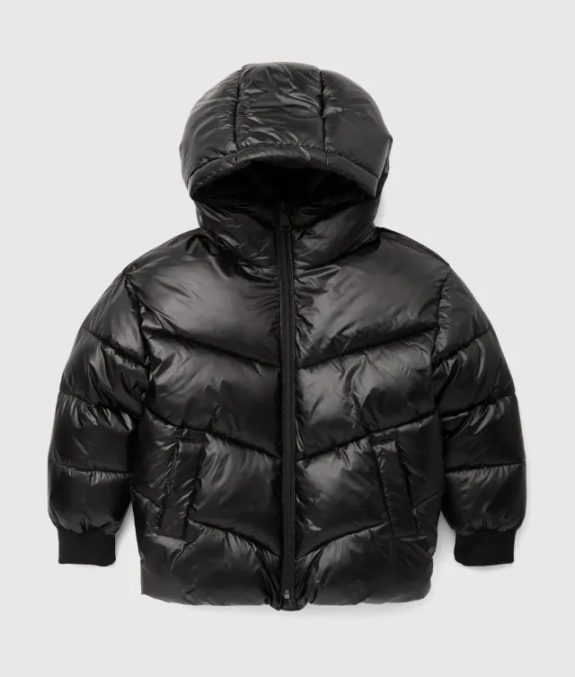 Karl Lagerfeld Girls Puffer Jacke kurz wasserabweisend