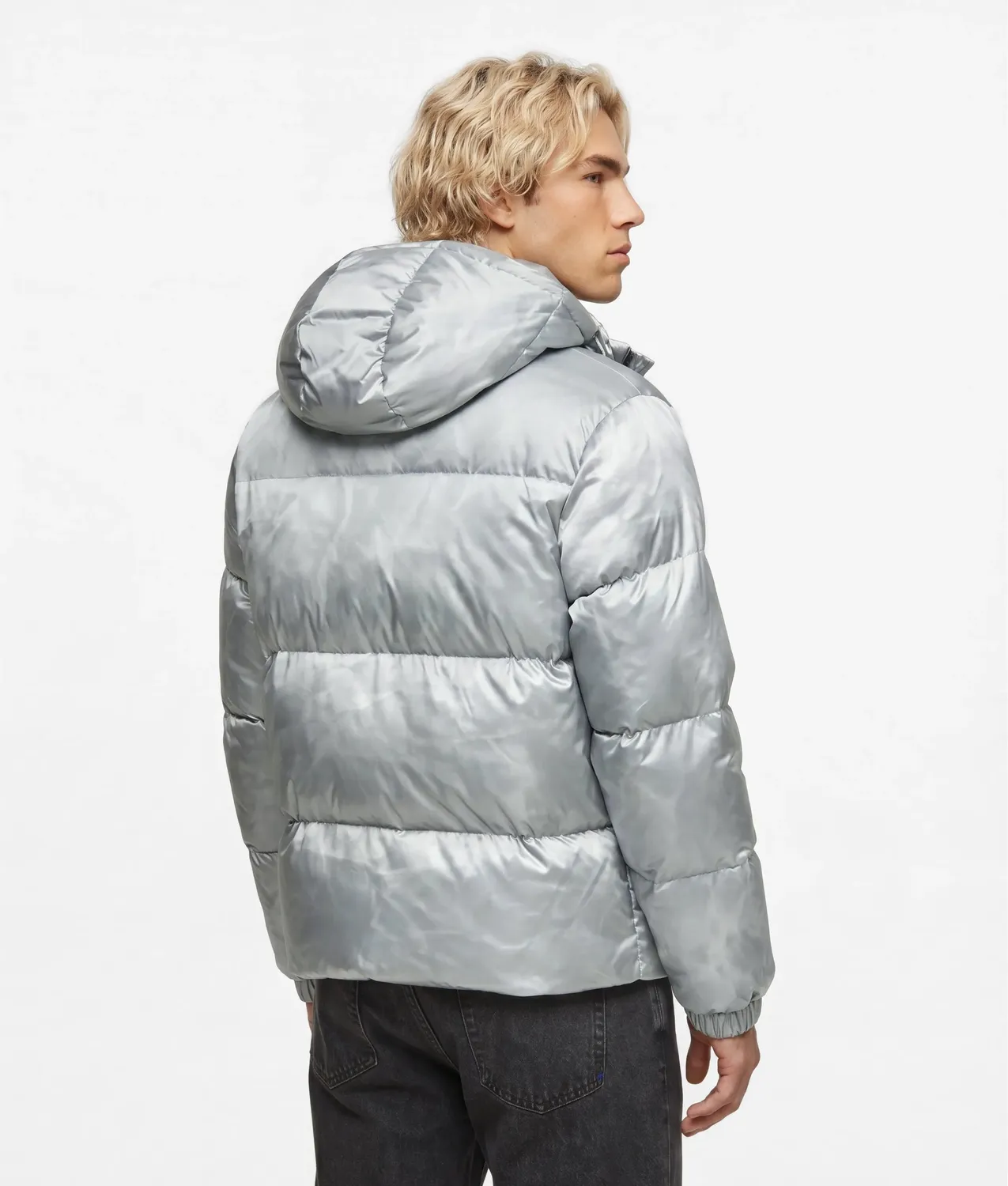 Karl Lagerfeld Eyewear Shiny Puffer Jacke Stepp glänzend