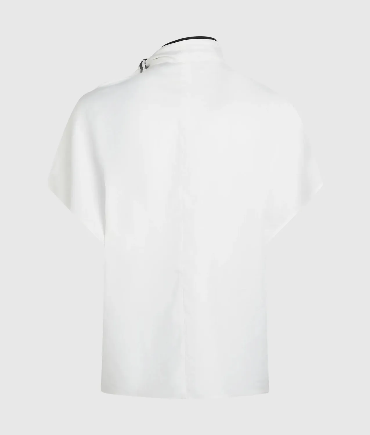 Karl Lagerfeld Bluse mit Bindeband Leinenmix Gr. 0-10