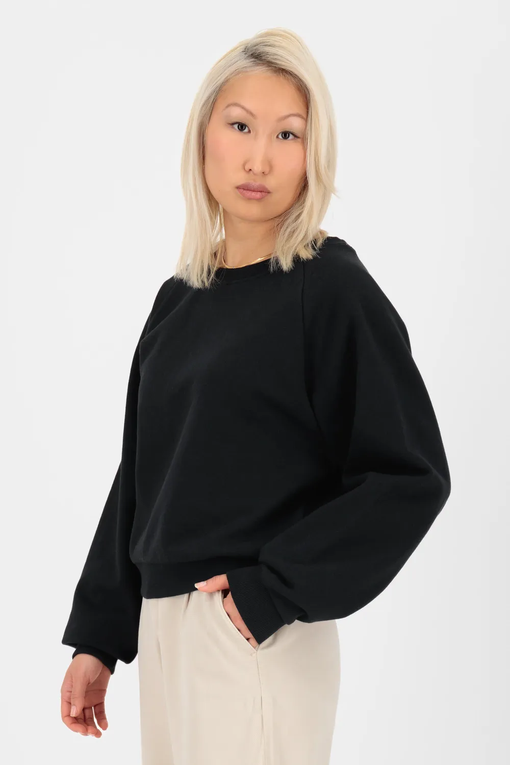 Alife & Kickin TeonaAK A Sweatshirt Schwarz Oversize