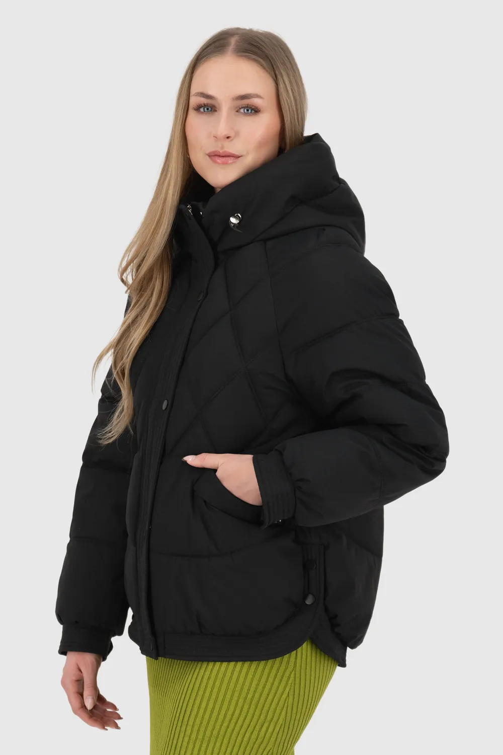 Alife & Kickin HedwigAK A Winterjacke schwarz Stepp