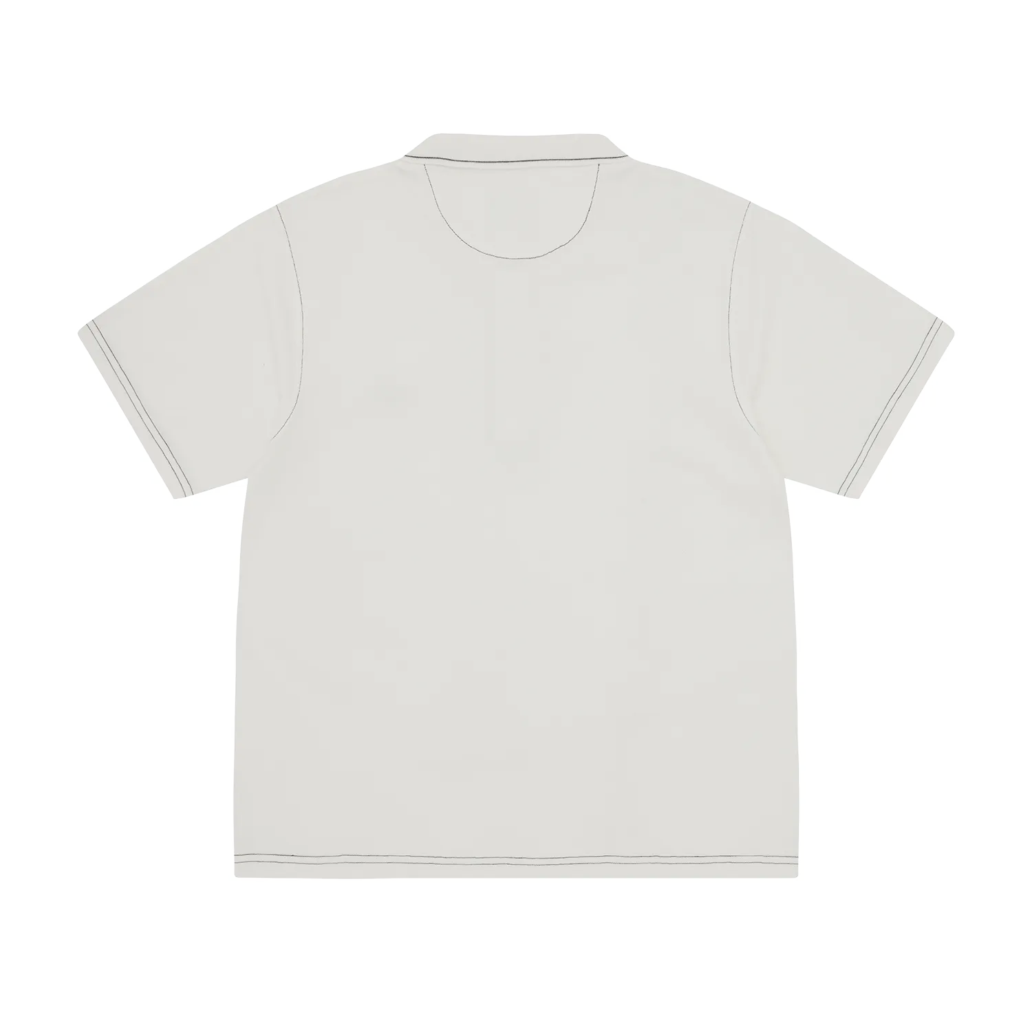 Corteiz Island Polo Shirt Creme Baumwolle