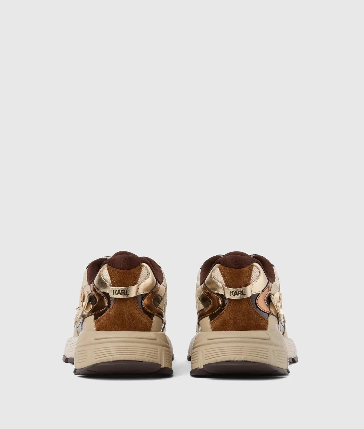 Karl Lagerfeld Eyewear Orion Flora Trim Sneaker Leder