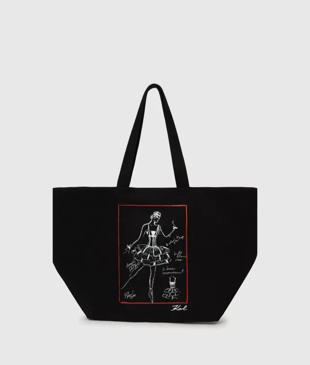 Karl Lagerfeld K/Ballet Shopper oversize Damen