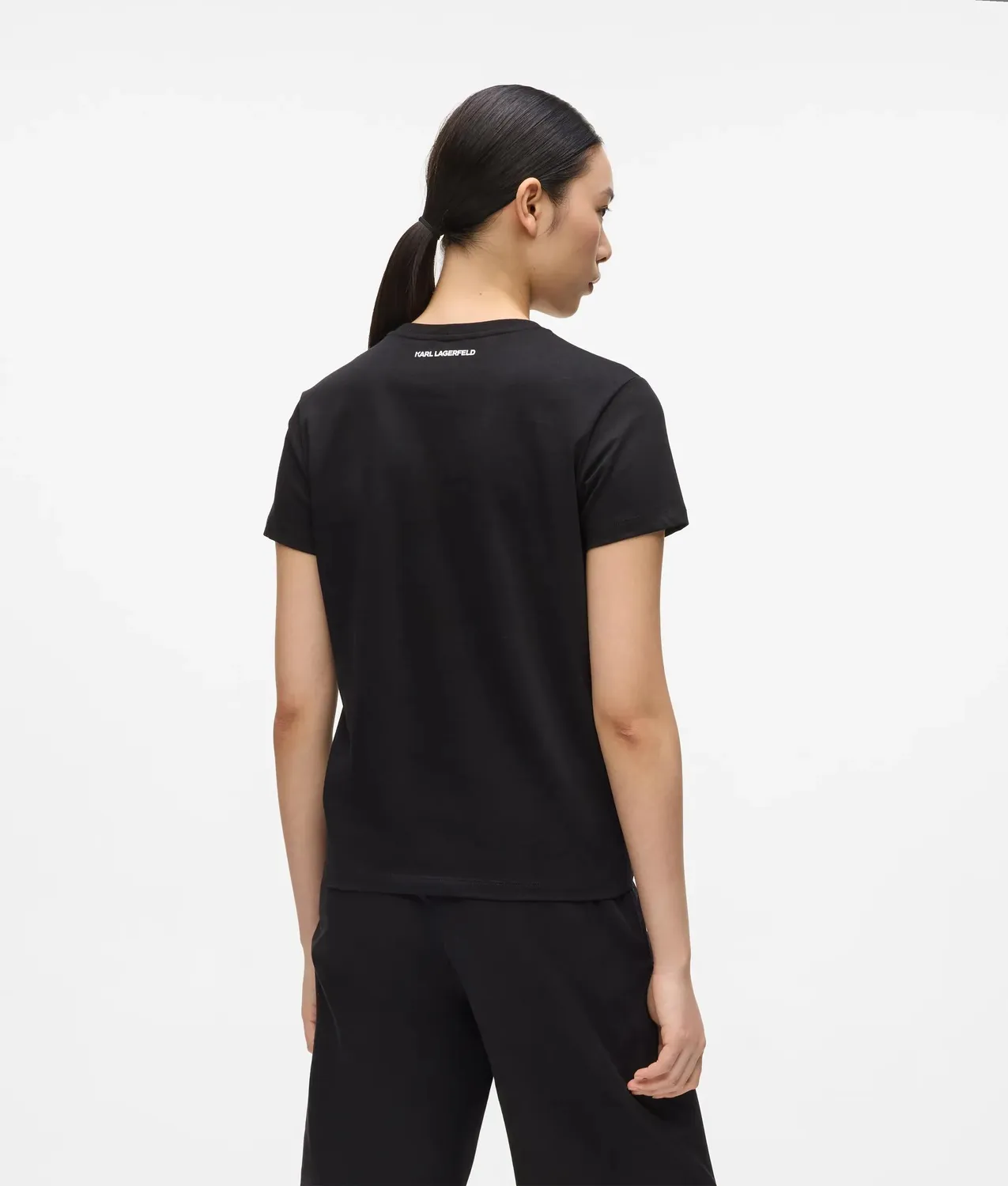 Karl Lagerfeld Rue St-Guillaume T-Shirt Slim Glitzer