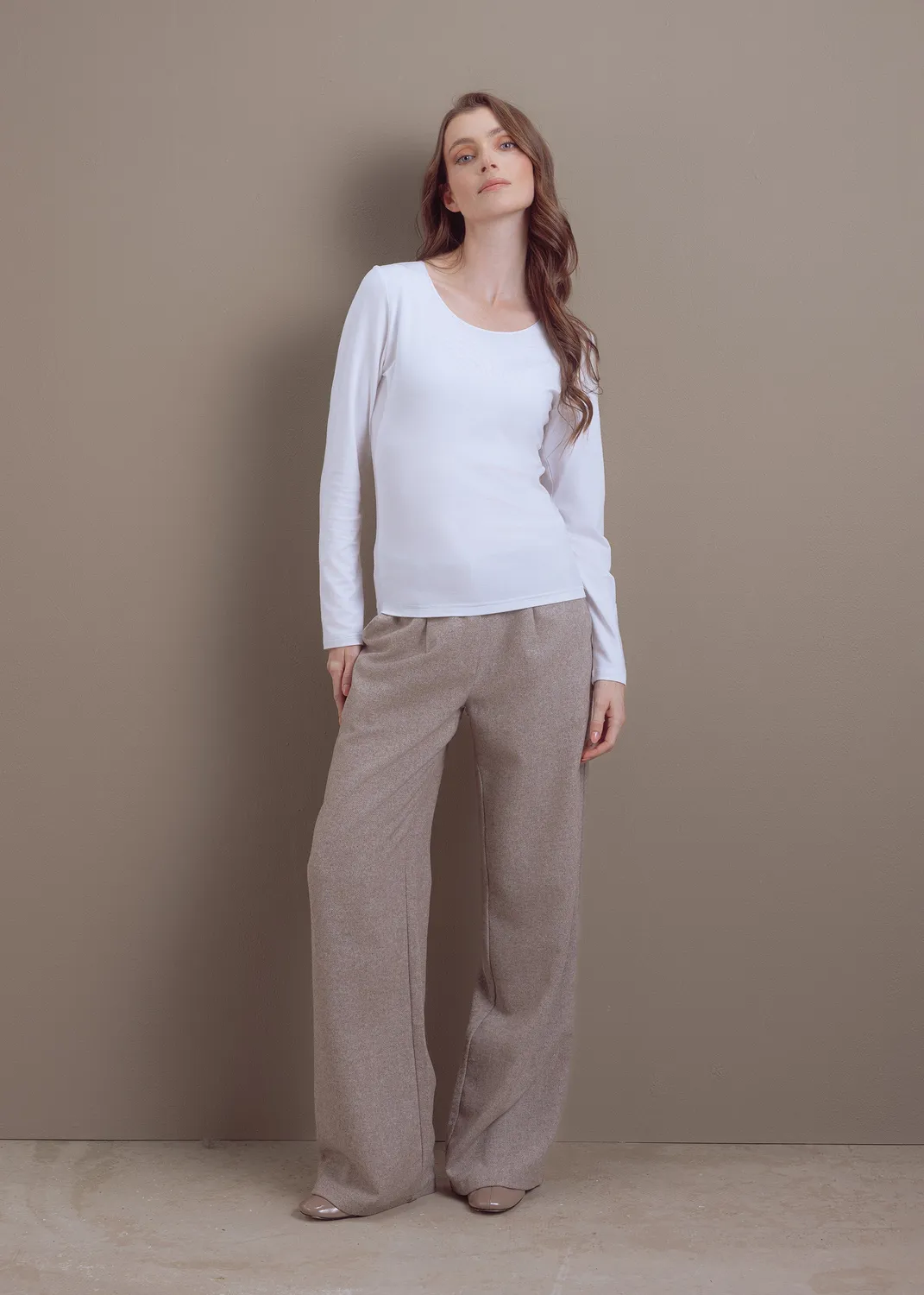 Senatex Langarmshirt Bambus-Viskose Lilac