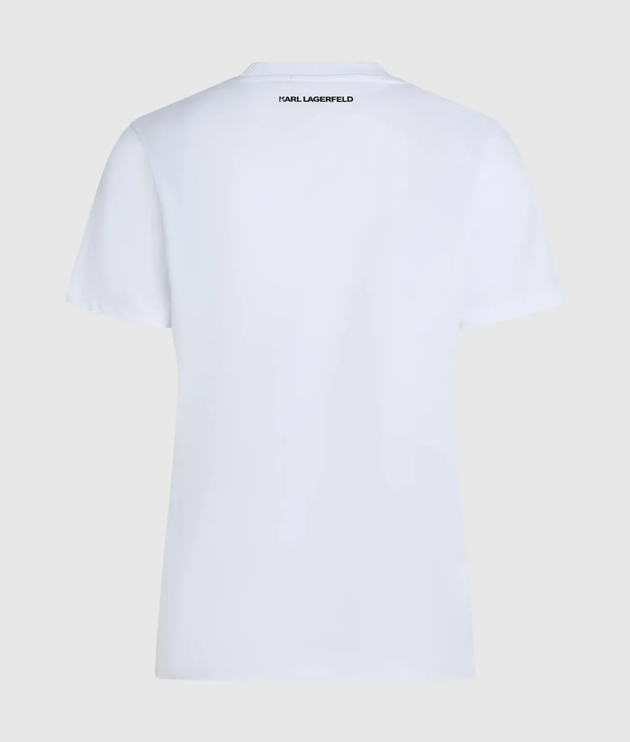 Karl Lagerfeld Illustrated Portrait T-Shirt Damen Bio-Baumwolle
