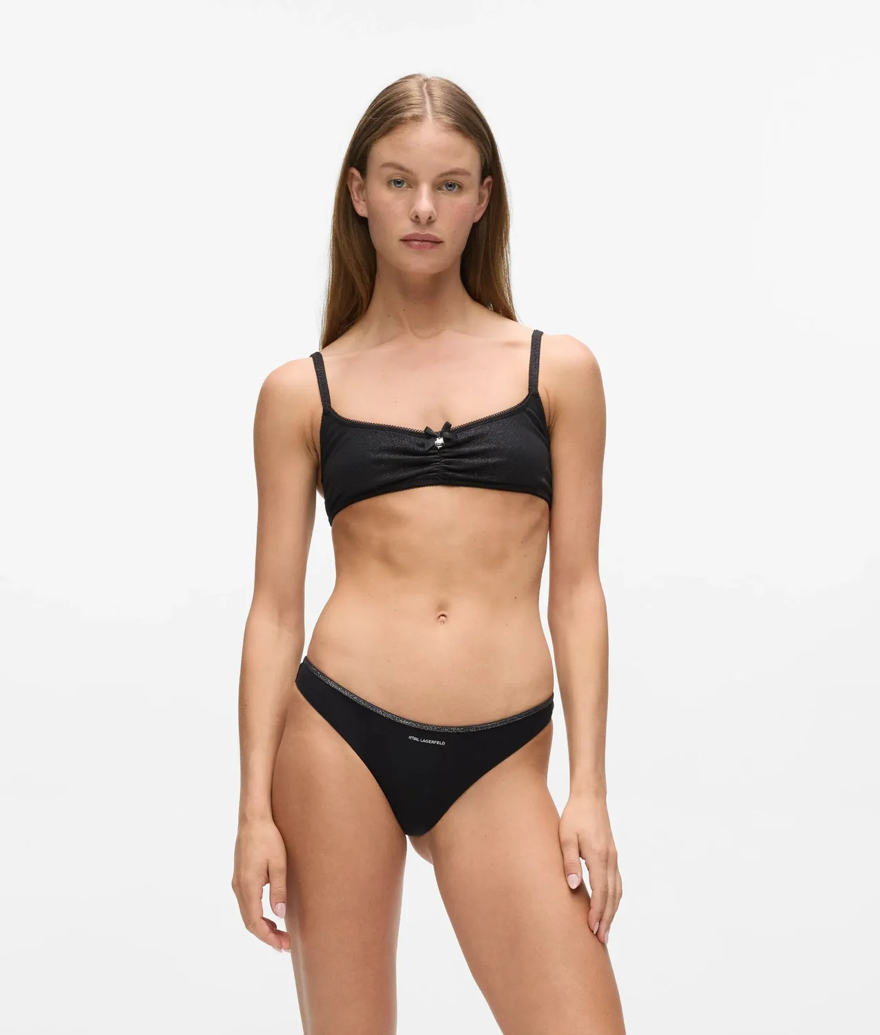 Karl Lagerfeld Ikon Shimmer String 3er Bio-Baumwolle