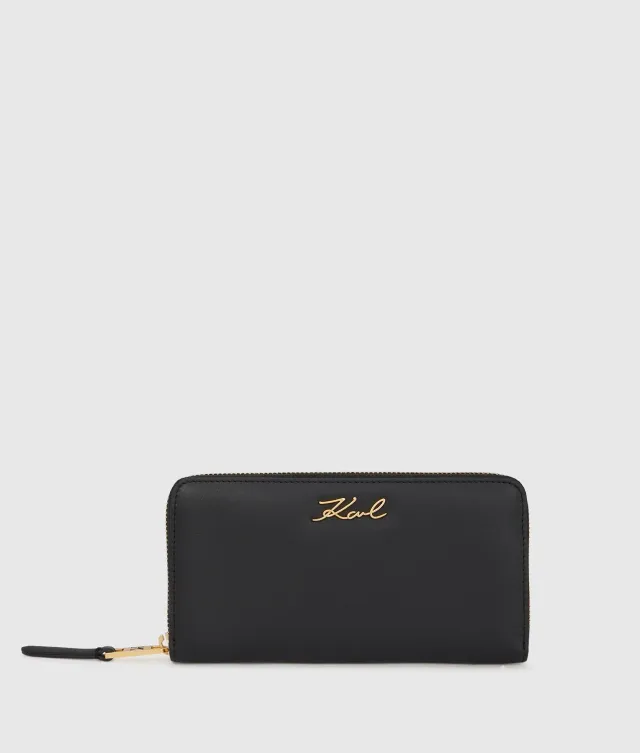 Karl Lagerfeld K Signature Continental Wallet Geldbörse