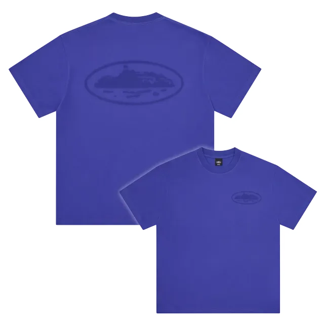 Corteiz Island Knockout T-Shirt Indigoblau