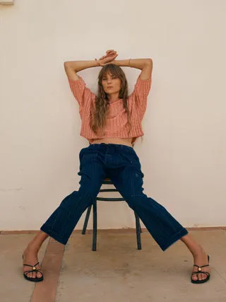 Mos Mosh MMHTokyo Herringbone Cargohose Baumwolle