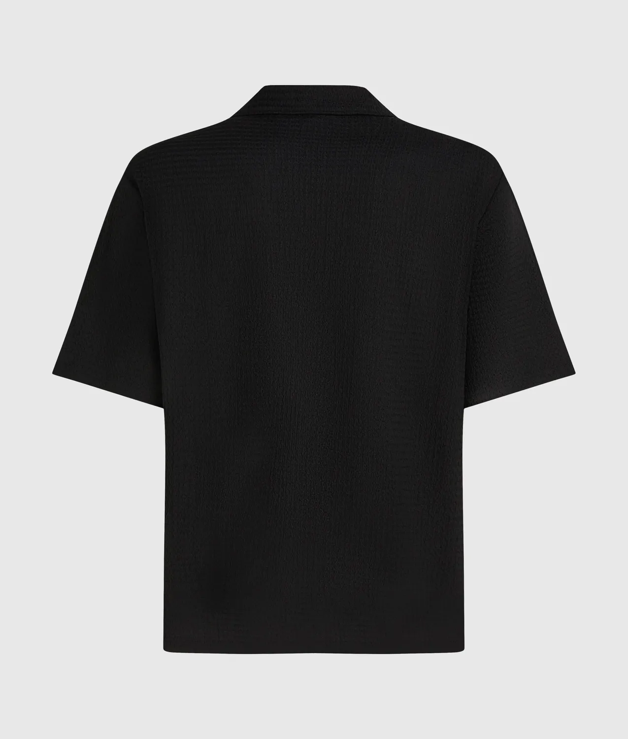 Karl Lagerfeld Textured Beachwear Hemd kurzarm strukturiert